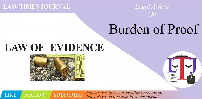 Burden of proof