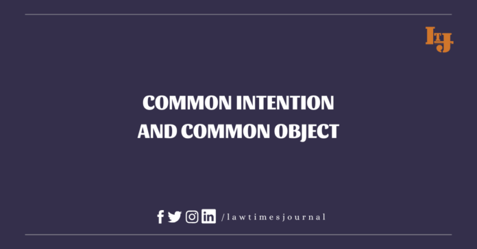 Common intention and common object