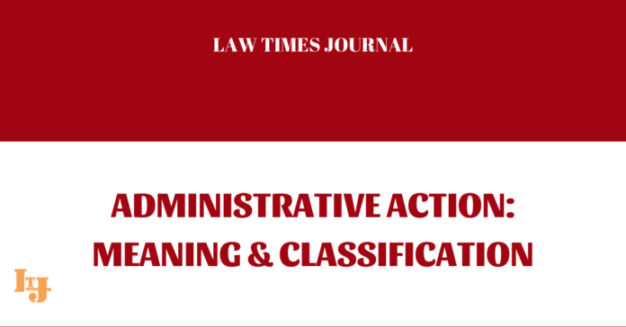 administrative action