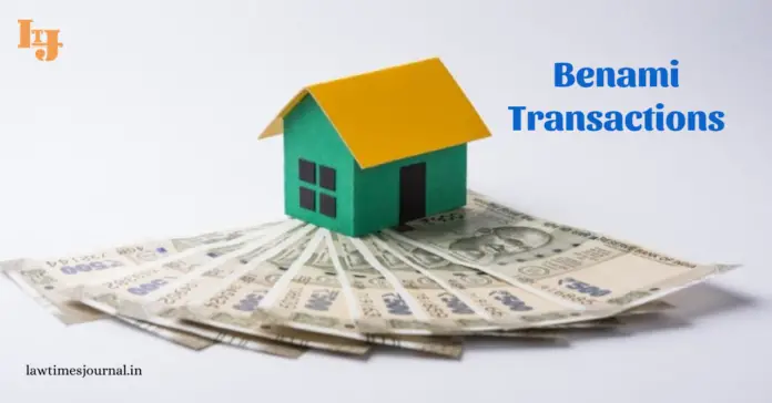 Benami transactions