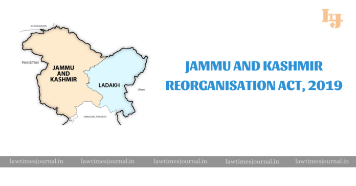 Jammu and Kashmir Reorganisation Act, 2019