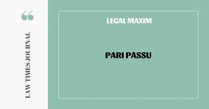 Pari passu